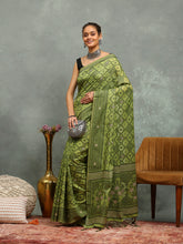 Resham Booti Woven Cotton Blend Saree
